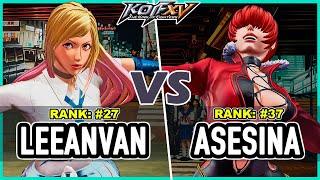 KOF XV  Leeanvan (Luong/B.Jenet/Whip) vs Shermie Asesina (Shermie/Leona/Athena)  Steam