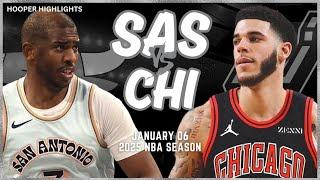 San Antonio Spurs vs Chicago Bulls Full Game Highlights | Jan 6 | 2025 NBA Season