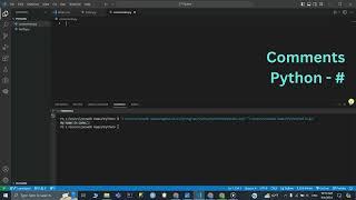 Python Comments  #python #pythoncommunity