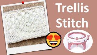 Trellis Stitch on the Sentro Knitting machine