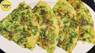 2 minutes breakfast with spinach | ￼breakfast  recipes Indian vegetarian ￼| breakfast recipes