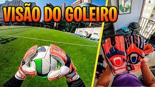 ROTINA DE UM GOLEIRO AMADOR! - JOGO NA VISÃO DO GOPRO!