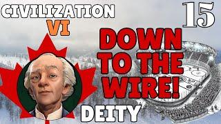 It Comes Down to the Wire! - Civilization 6 Deity Gameplay - The Ice God - Ep.15