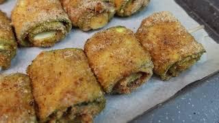 Se vuoi sorprendere i tuoi ospiti,cucina questi INVOLTINI DI ZUCCHINE SUPER FILANTI!Ricetta Facile 