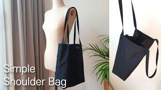 DIY 심플한 숄더백/가벼운 나일론백 만들기 - How to make a simple shoulder bag