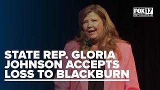 'My heart is so full': Gloria Johnson gives speech after loss to Blackburn for U.S. Senator