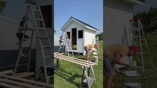 Chicken coop progress! 6/10 #painting