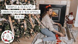 Simple & Elegant Christmas gift wrapping ideas | Vlogmas 2 | delilapipoly