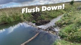 Beaver Dam Removal || Dam went SIDEWAYS!