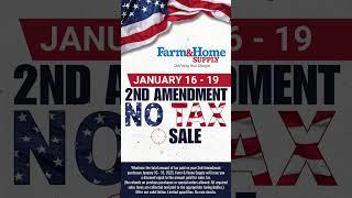 2nd Amendment No Tax Sale This Weekend