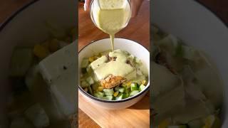 Day 26/30 of easy healthy salad recipes #viral #recipe #salad #fitness #proteinsalad #chickpeasalad