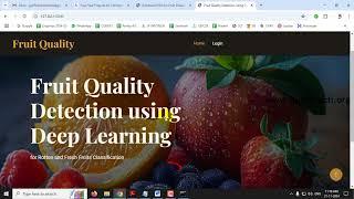 Fruit Quality Detection using Deep Learning for Rotten and Fresh Fruits Classification | Python IEEE