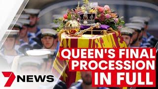 The Queen’s Final Funeral Procession IN FULL, from Westminster Abbey to Wellington Arch | 7NEWS