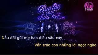 Karaoke có bè - Bao lời con chưa nói( Song Luân, Dương Domic,Quang Trung, Atus, Anh Tú) - ATSH