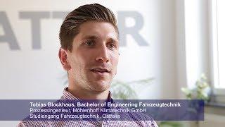 Vom Techniker zum Bachelor - Fahrzeugtechnik Absolvent Tobias