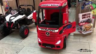 LKW Mercedes Actros Elektro Kinderauto (www.heli-shopper.de)