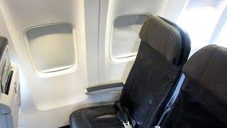 Alaska Airlines 737 Premium Class, Seattle to Boston