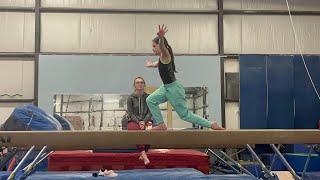 Coach Kaitlyn Perfects Sophia’s Artistic Beam Routine | USAG Level 6 Gymnastics 2024-25