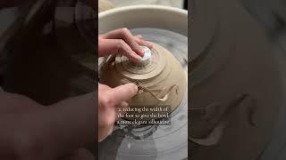 trimming an angled bowl in 45 seconds! spinner made by Hsin-Chuen Lin on Etsy #pottery #bowl #fyp