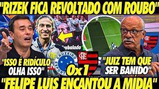 "TEM QUE ser BANIDO" FLAMENGO foi ROUBADO! RIZEK fica REVOLTADO com ASSALTO! MÍDIA está ENCANTADA!