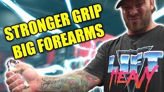 How to: Increase grip strength and forearm size FAST!