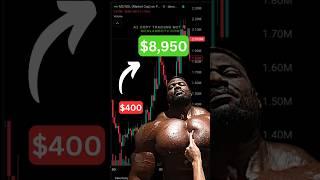 DAY 3  This AI Copy Trading Bot Made Me +$8950 From $400  #shorts