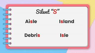 Words with Silent S Letter Sound