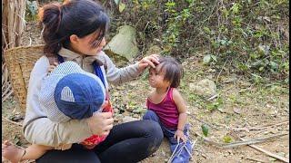 17 year old single mother - lost baby - harvesting papayas to sell - completing the house