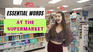 English vocabulary at the SUPERMARKET - Real English Lesson