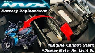 How to Remove and Install 12V Motorcycle Battery for Yamaha NVX | NVX Battery Replacement