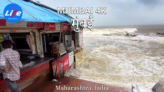 MUMBAI Bandra Bandstand - 4K HDR Walking Tour