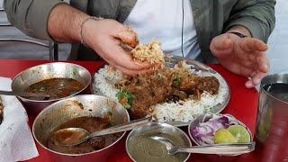 Mutton Handi Aur Pota kaleji Family Chicken Corner Ki | Mutton Curry With Rice | Jammu food tour