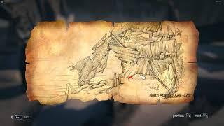 Assassin's Creed : Rogue - Templar Maps Location North Atlantic 724,-176