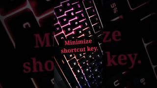 minimize shortcut key #shorts #keyboard #shortcut #minimize