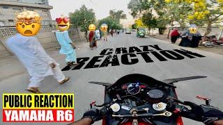 YAMAHA R6 Epic Public Reaction In Pakistan | Part 1 | GoPro Experiment | Arslan Sheikh MotoVlogs