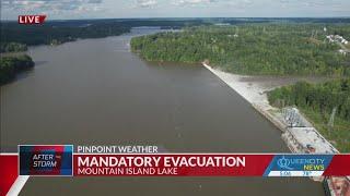 Flash Flood Alert: Mandatory evacuation at Mountain Island Lake