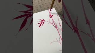 Expressive watercolor freehand brushwork | Eastern Aesthetics