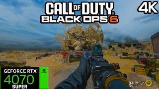 Call Of Duty: Black Ops 6 - RTX 4070 SUPER + R7 7800X3D - 4K Gameplay