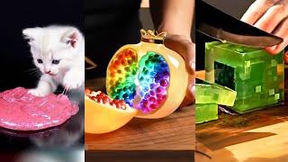 Satisfying Glass ASMR | Relaxing Slime Videos Compilation No Talking No Voiceover