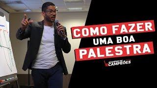 COMO fazer uma BOA palestra | Saiba TUDO o que você precisa FAZER para PERFORMAR bem no palco