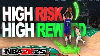 THE POWER OF HIGH RISK REWARD ON NBA2K25…