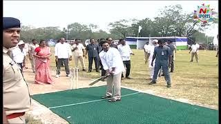 AP CM Jagan Playing Cricket | NTV Sports