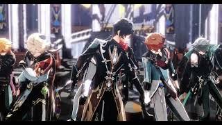 【Genshin MMD: Diluc x Tartaglia x Zhongli x Kaveh x Alhaithem x Thoma x Ayato】BAD