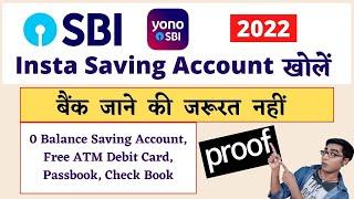 How To Open SBI Account Online | Open SBI Insta Saving Account 2021 | SBI Zero Balance Saving Accn