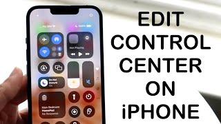 How To Edit Control Center On iOS 18!