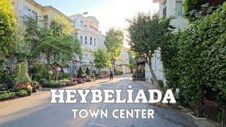 Heybeliada 4K Town Center E-Bike Tour in Princes Islands District Istanbul Virtual Street Walk Tour