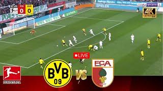 DORTMUND VS AUGSBURG | LIVE BUNDESLIGA 2024/2025 | FULL MATCH STREAMING PES 2021 SIMULATION