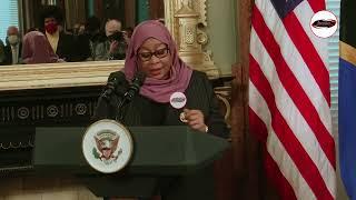 Rais Samia Suluhu Hassan atema Cheche USA "Wazungu wamshangaa na kumpa malundo ya hela"