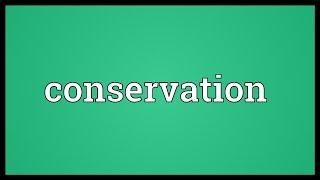 Conservation Meaning