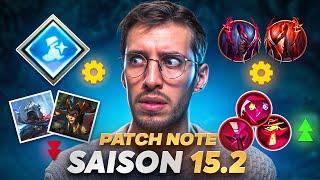 PATCH NOTE 15.2 - NERF D'ATAKHAN, NERF DES ROSES, CHANGEMENT SUR LES EXPLOITS DE FORCES !